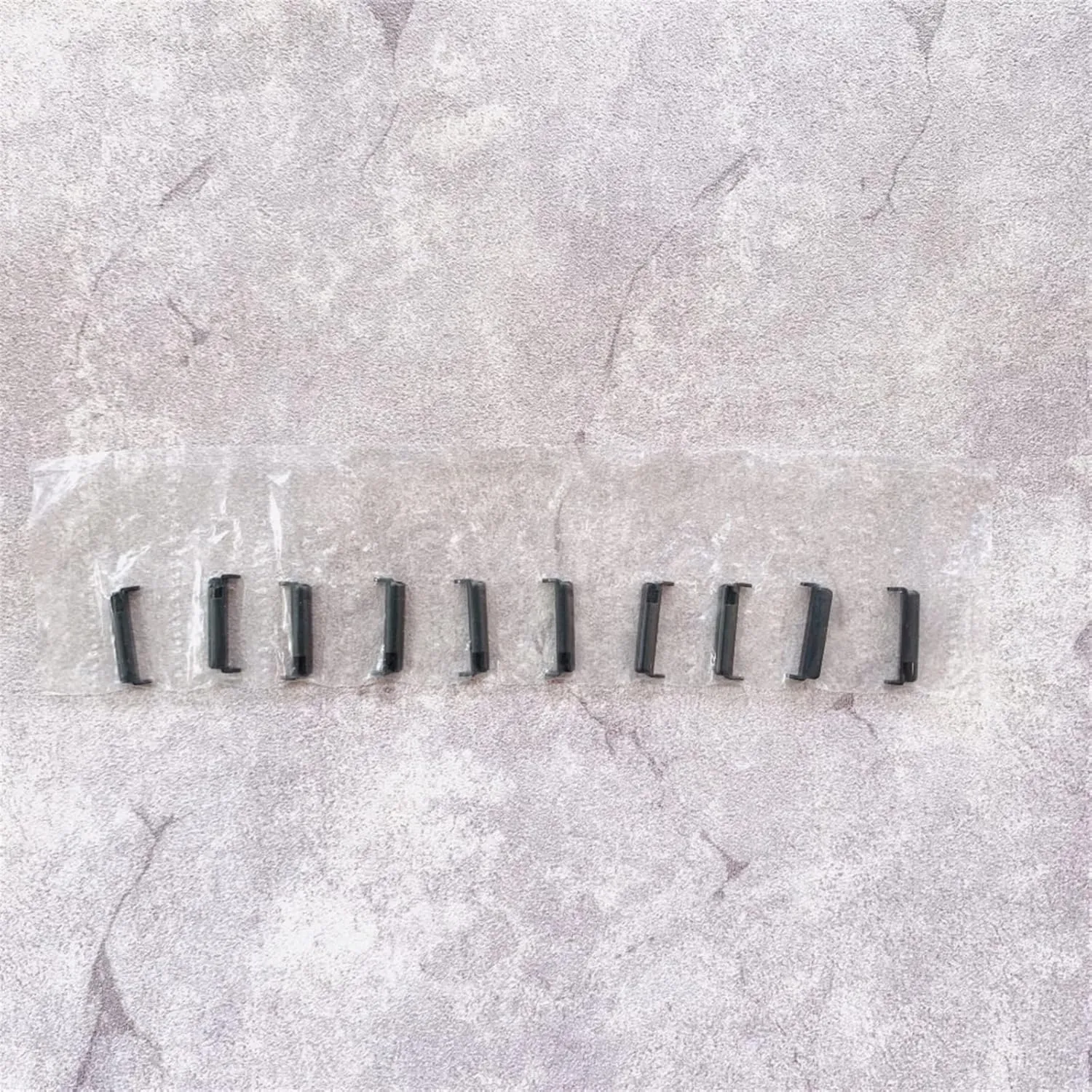 10pcs Bracelet Stainless Steel Adapter Fit for Fitbit Versa Connector Strap Replacement Strap Accessories Clasp(Silver)
