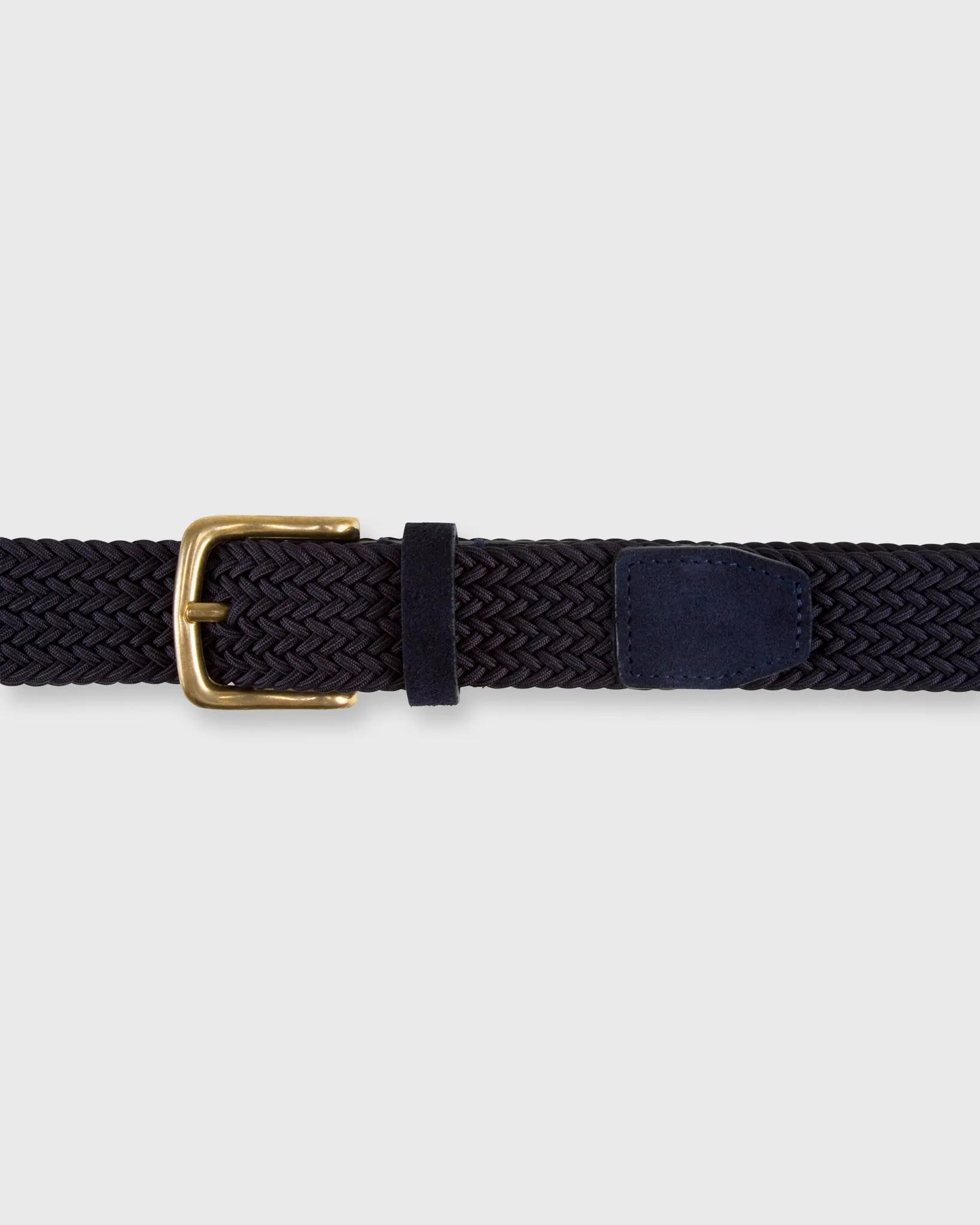 1.25" Woven Elastic Belt in Navy