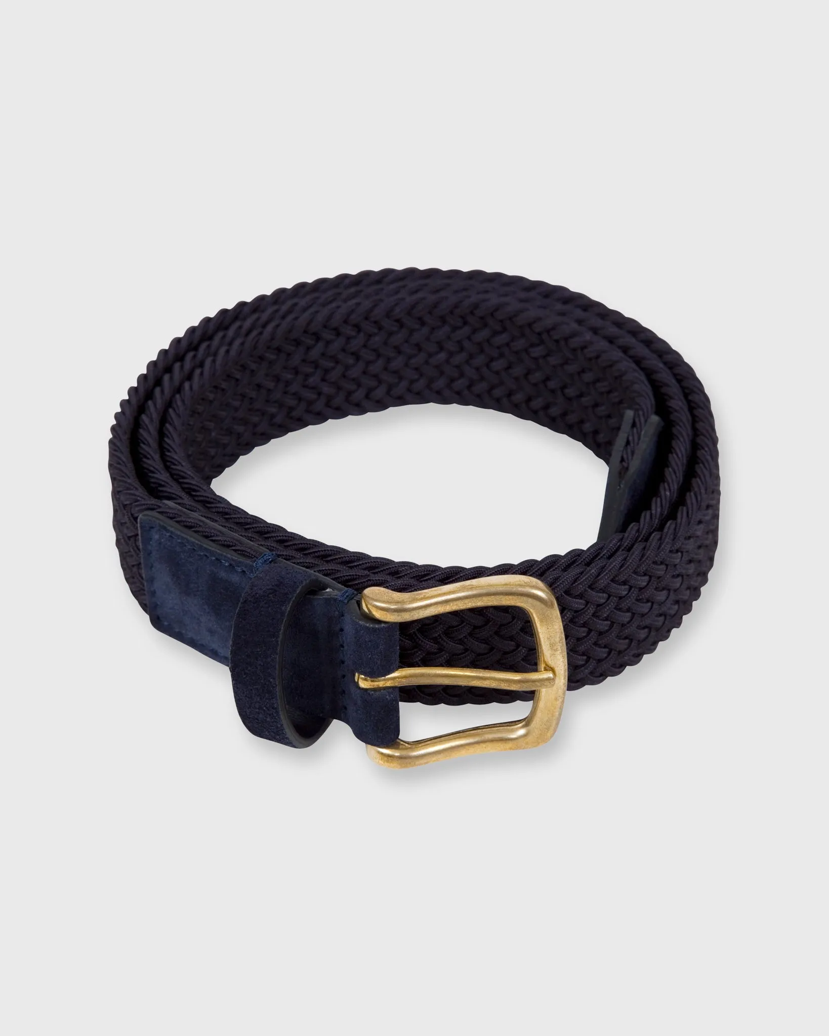 1.25" Woven Elastic Belt in Navy