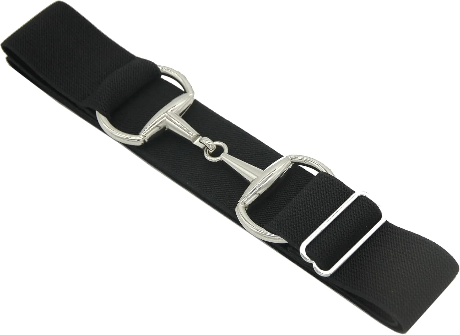 1.5 inch Equestrian Elastic Belt, Stretchable and Comfortable Waist Belt for Women and Girls, Prefect Equestrian Gift