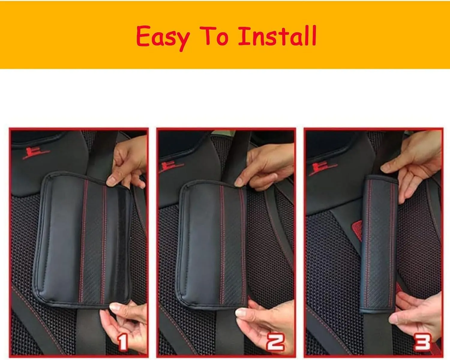 2 Pack Car Seat Belt Pads Cover for Mazda Biante 2008-2018, Seatbelt Shoulder Cover Cushion Seatbelt Strap Shoulder Strap Covers Travel Cushion Seat Belt Covers,Off White
