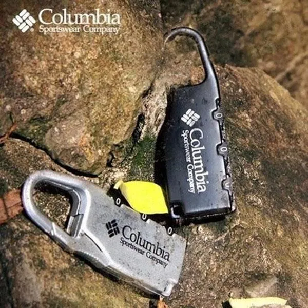 2pcs Alloy Columbia Combination Password Luggage Lock Padlock Random Color