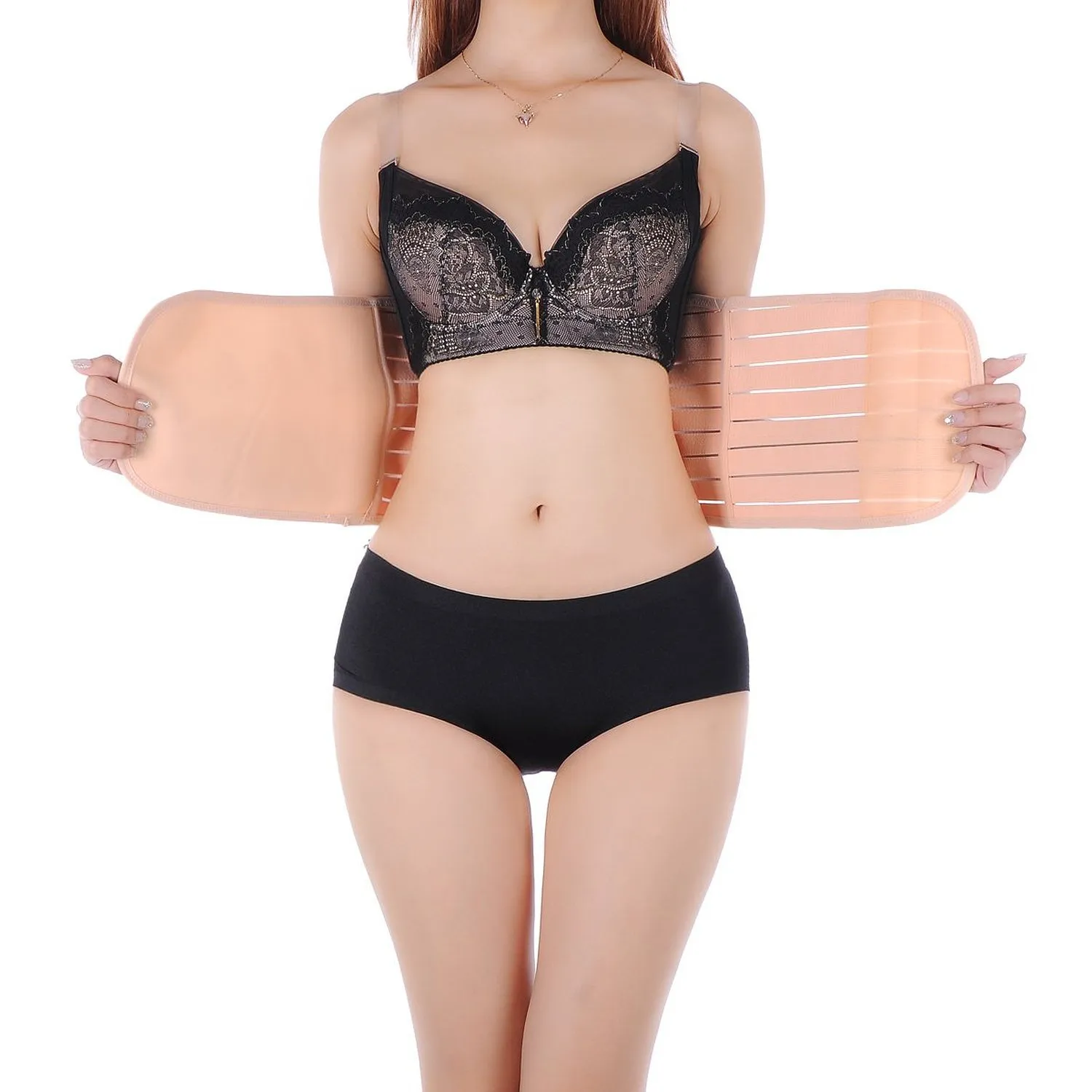 3 in 1 Postpartum Support - Recover Belly/waist/pelvis Belt(Size:L) by Healthcom