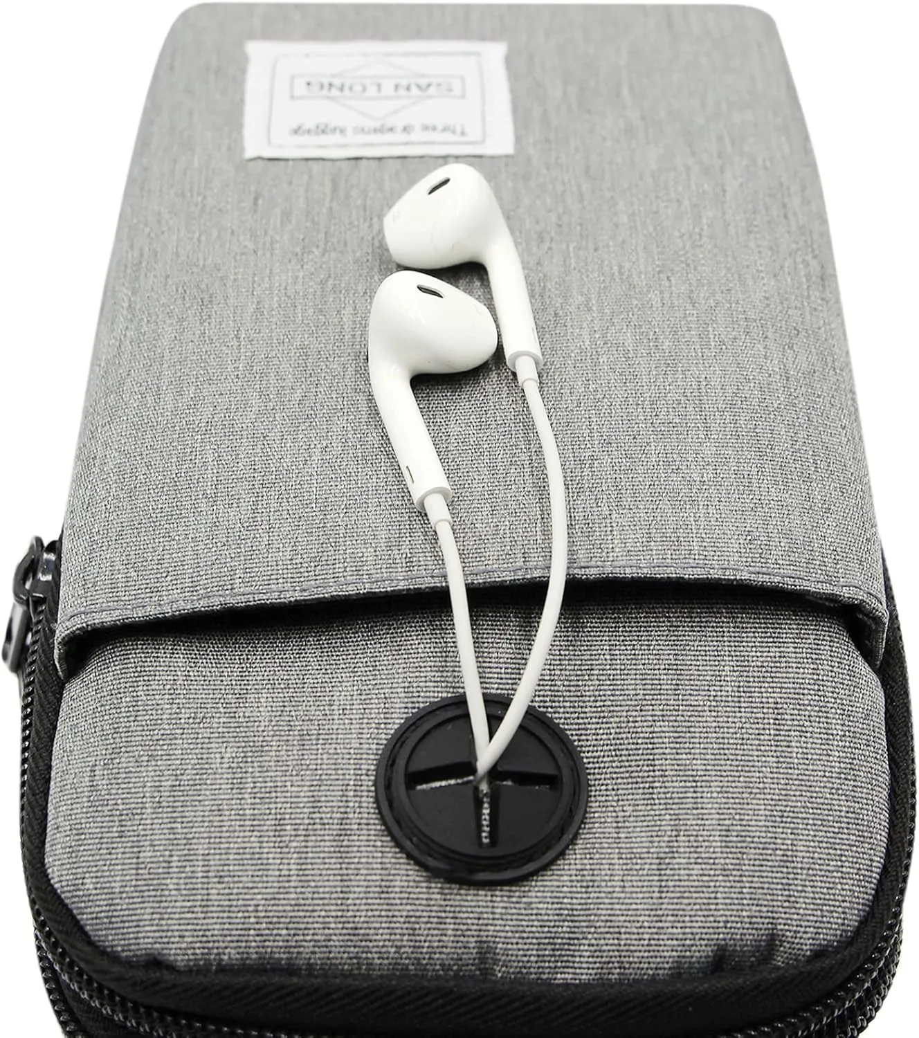 3-Layers Waterproof Cell Phone Pouch Crossbody Purse Oxford Fabric Belt Bag Wallet for Men Women