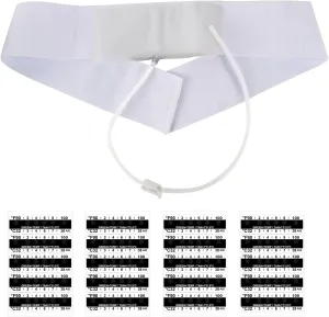 34 Inch Urine Storage Belt with Catheter, Concealed Collector Kit with 20 Temperature Strips, Portable Urine Test Bags for Men Used for Hospitals, Emergency and Travel