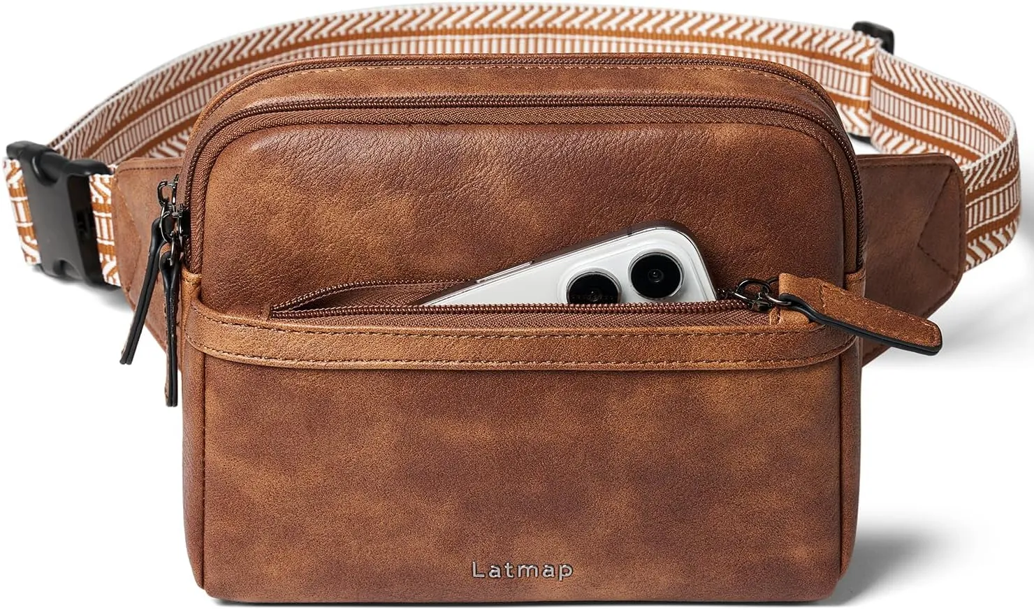 3L Fanny Packs Belt Bag for Women Small Everywhere Crossbody Bag Waist Bag Faux Leather Sling Chest Bag Purse