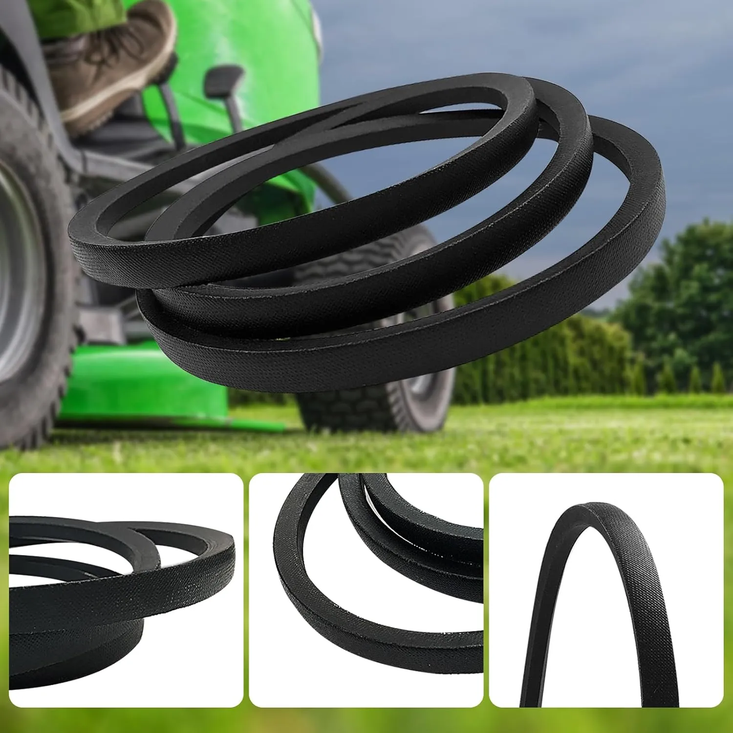 405143 532405143 584453101 Husqvarna AYP Craftsman 7133156 Lawn Tractor Mower Deck Belt with 46" Deck 1/2" x 106"