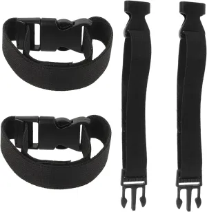 4Pcs Elastic Carrying Strap for Backpack Stuffed Animal Outdoor Climbing Bag Strap Elastic Securing Belt with Quick Release Buckle