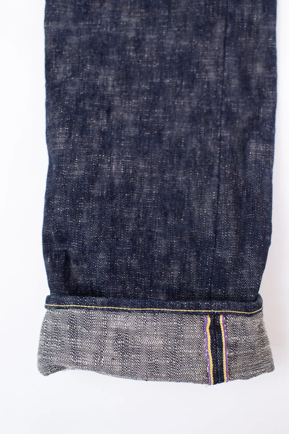 505-KA - 17oz "Kasuri" Slub Selvedge Denim - Retro Style Regular Straight
