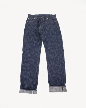 505-KA - 17oz "Kasuri" Slub Selvedge Denim - Retro Style Regular Straight