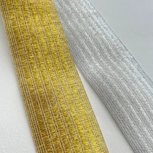 50mm Wide Lurex Elastics