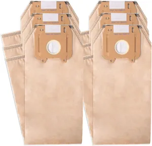6 Pack Type LW HEPA Vacuum Bags Compatible with Oreck Magnesium Upright Vacuum Replace Part LWPK6OH LWPK25OH LWPK3OH