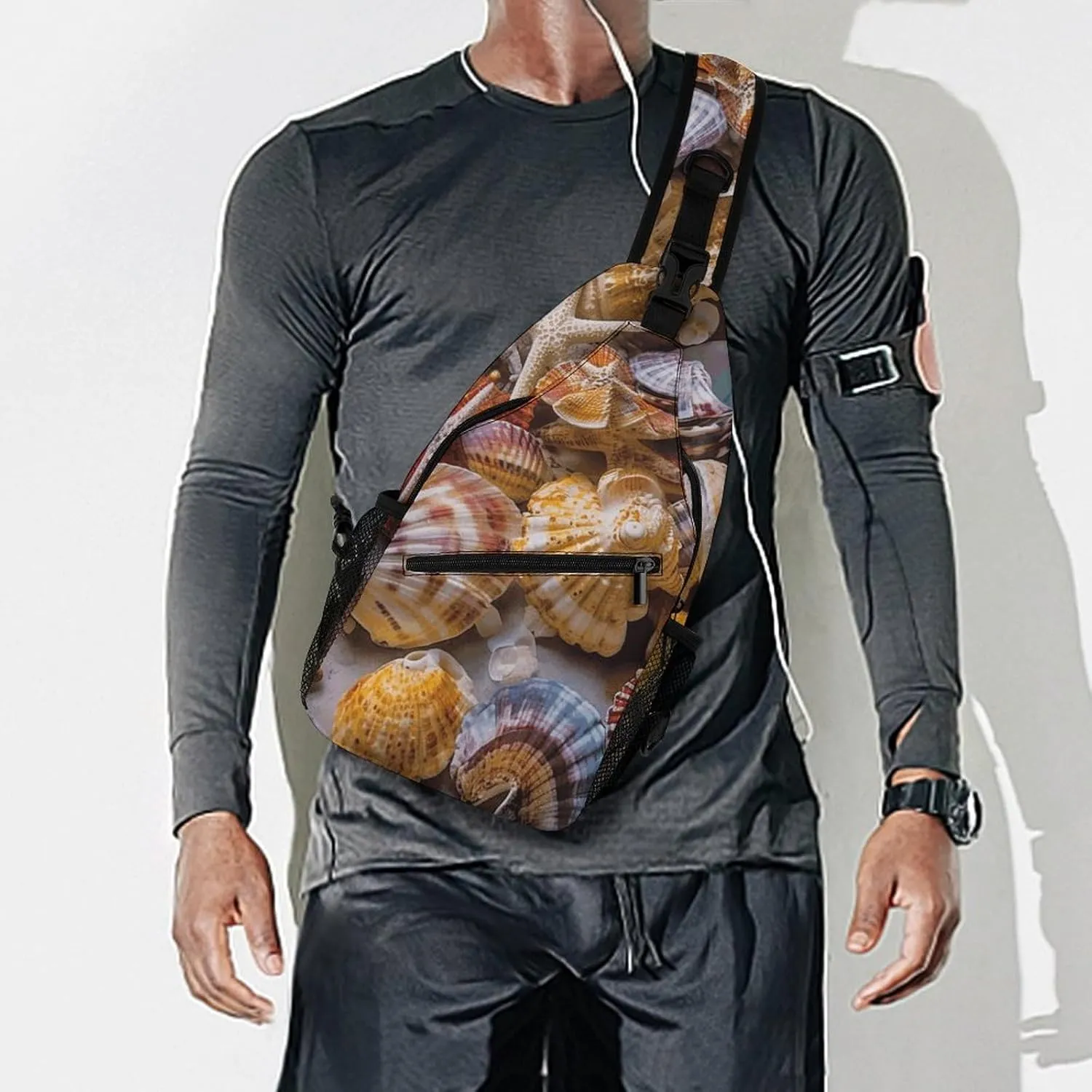 A Psychedelic Cat Sling Bag Crossbody Bags Cross Body Bag Fanny Packs Chest Bags Sling Purses for Travel