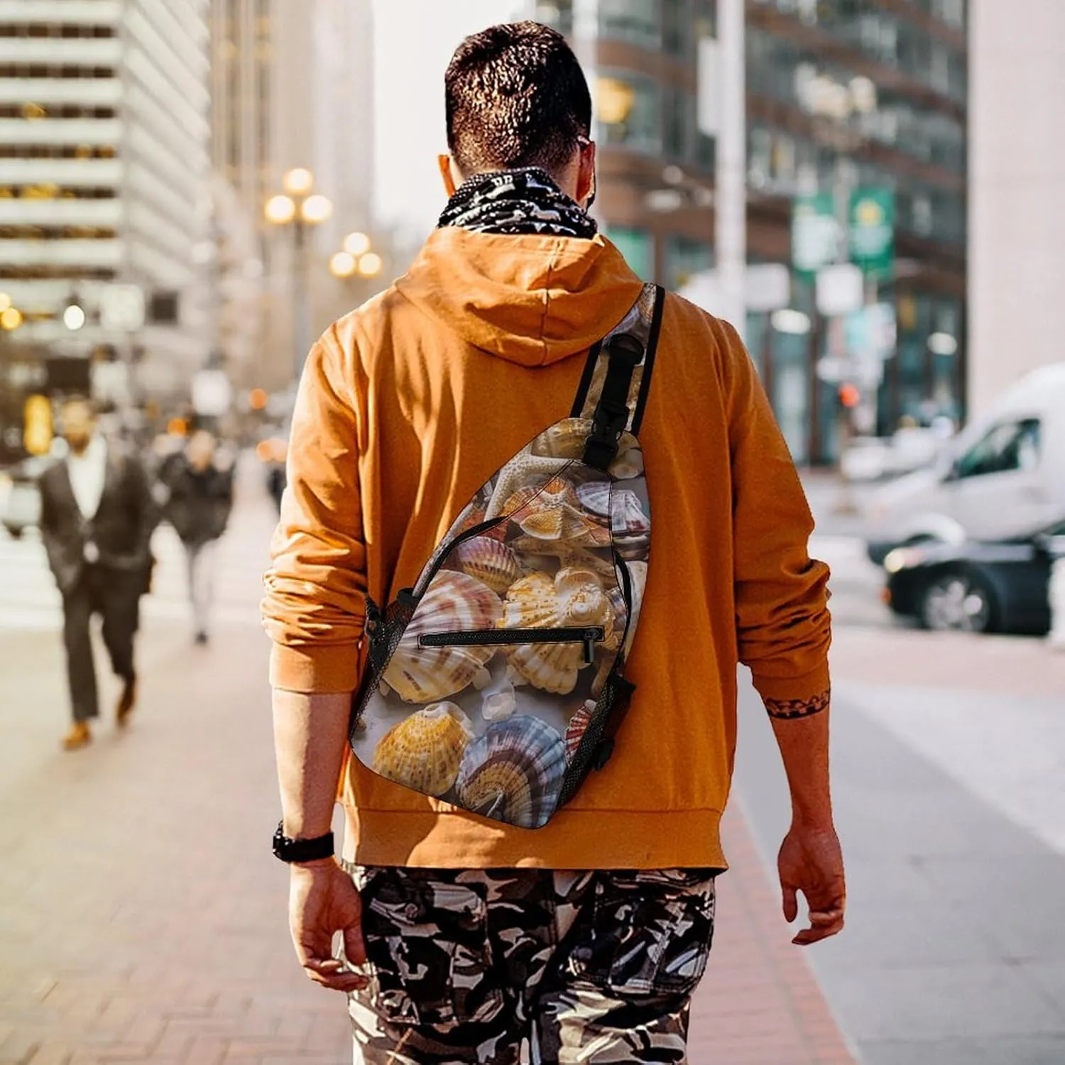 A Psychedelic Cat Sling Bag Crossbody Bags Cross Body Bag Fanny Packs Chest Bags Sling Purses for Travel