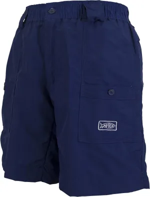 AFTCO M01 Original Long Traditional Short - Navy Blue - 32"