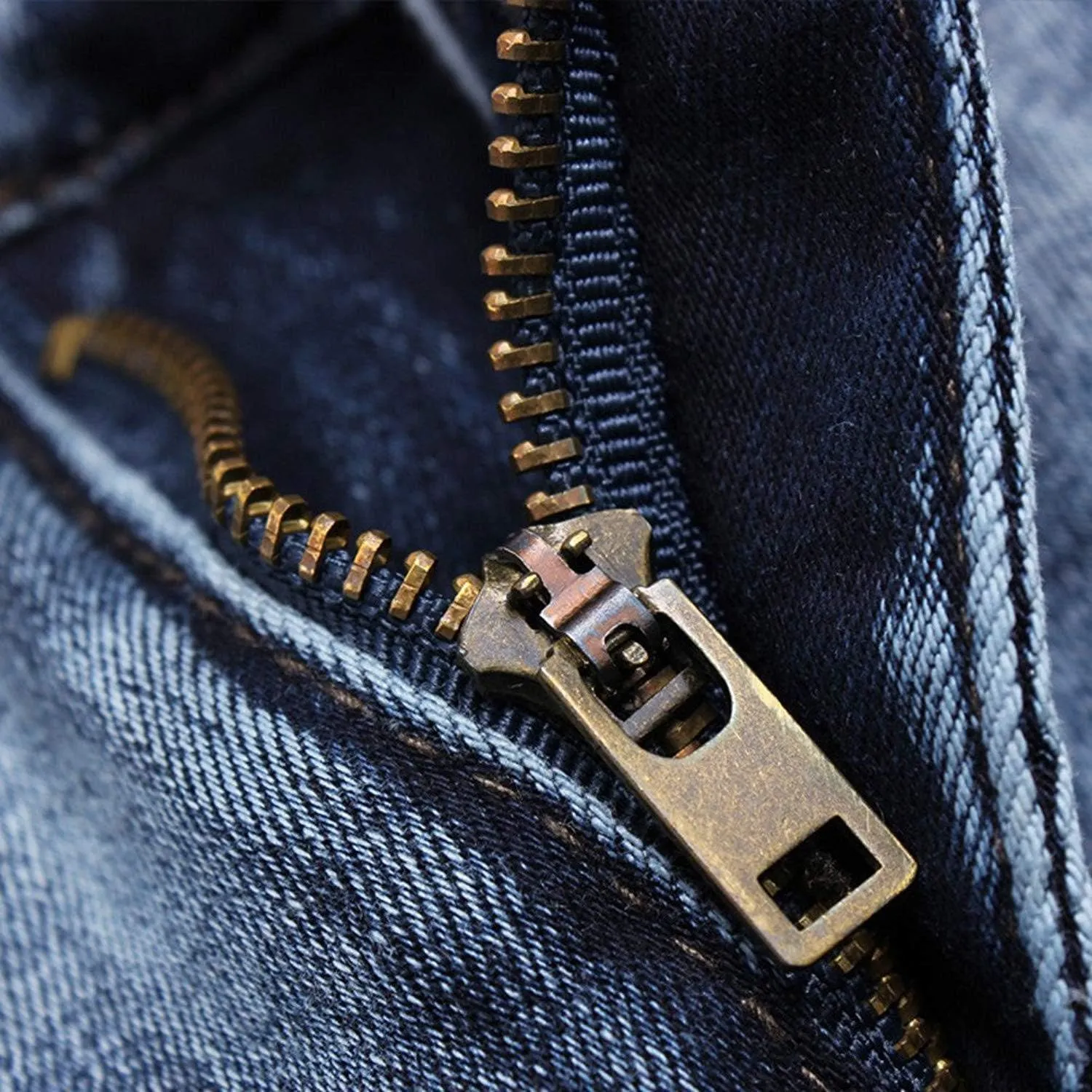 AITITIA Men's Ripped Regular Fit Jeans