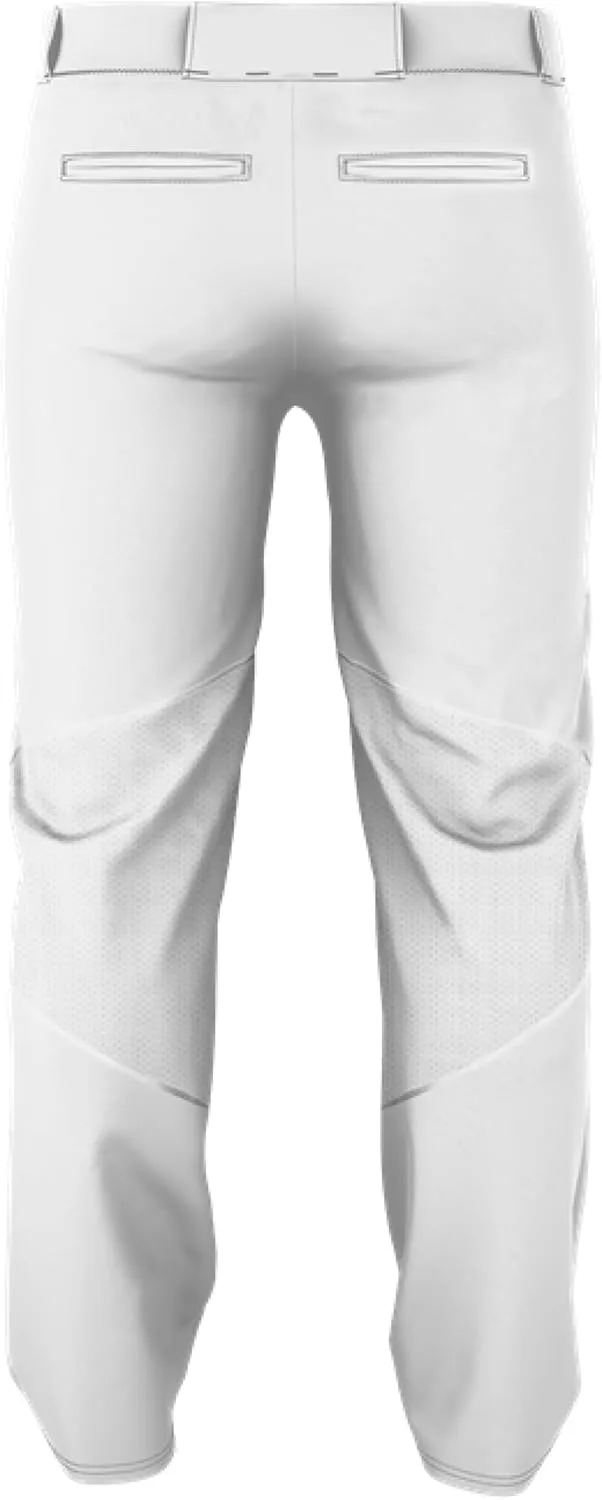 Alleson Athletic Men's Crush Premier Braided Baseball Pant – Stretch Fabric, Reinforced Knees, and Comfortable Fit