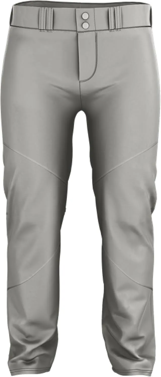 Alleson Athletic Men's Crush Premier Braided Baseball Pant – Stretch Fabric, Reinforced Knees, and Comfortable Fit