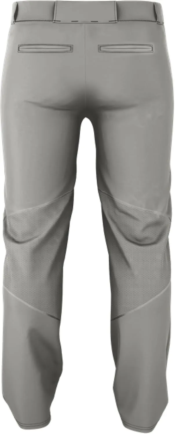 Alleson Athletic Men's Crush Premier Braided Baseball Pant – Stretch Fabric, Reinforced Knees, and Comfortable Fit