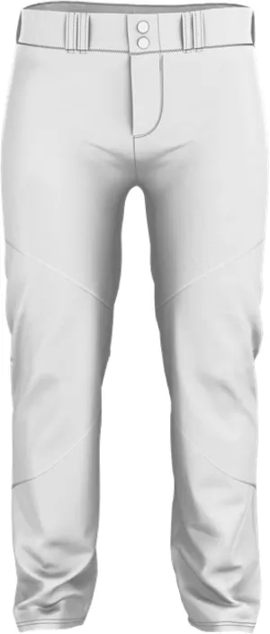 Alleson Athletic Men's Crush Premier Braided Baseball Pant – Stretch Fabric, Reinforced Knees, and Comfortable Fit