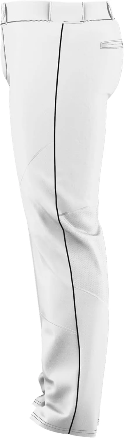 Alleson Athletic Men's Crush Premier Braided Baseball Pant – Stretch Fabric, Reinforced Knees, and Comfortable Fit