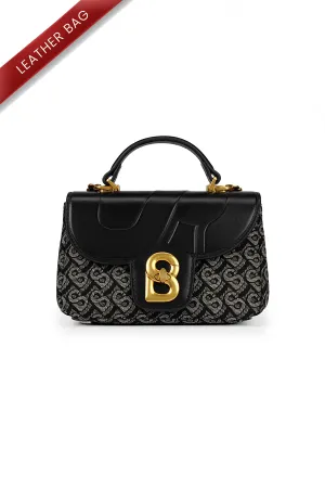 Alma Bimu Jacquard Bag Small - Black