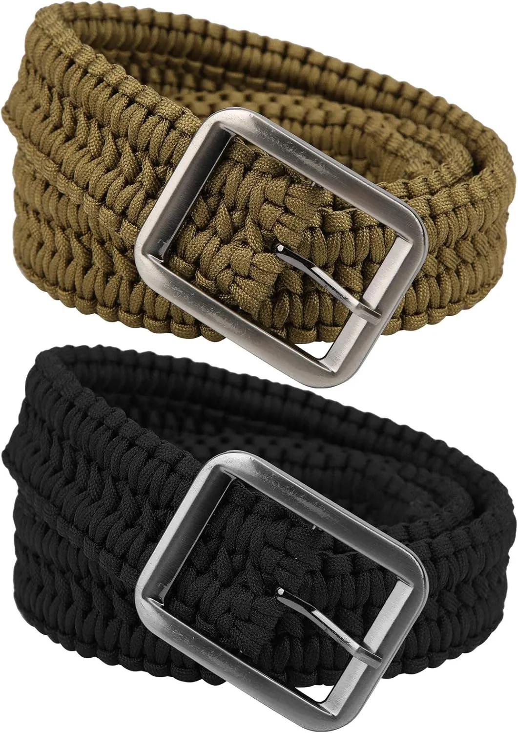 Alomejor Survival Belt Braided Belt Paracord Belts Umbrella Rope Waist Belt Waistband