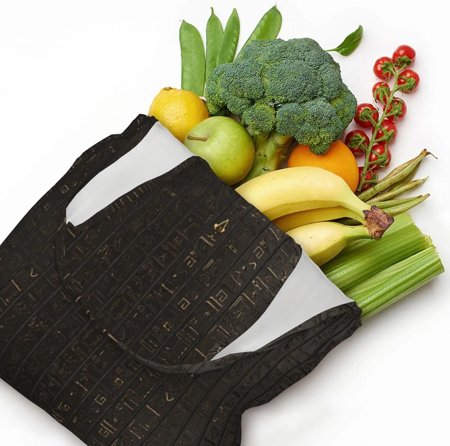 AMAZWI Hawaii Beach Golf Course Canvas Tote Bag,Kitchen Reusable Grocery Bags,Work Handbag Tote,Weekender Bag Shopper Handbag