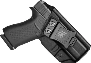 Amberide KYDEX Holsters for Glock 43/43X & 43X MOS | Adjustable Cant | Inside & Outside Waistband Concealed Carry Options | IWB & OWB for Ultimate Comfort & Stability