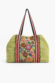 America & Beyond That 70's Lime Tote