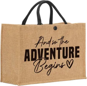 And So The Adventure Begins Tote Bags Gifts for Women