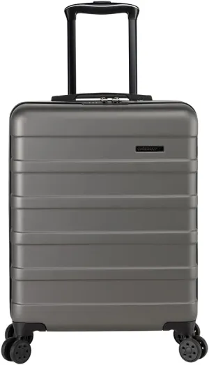 Anode 44L 55x40x20cm (22x16x8inch) Carry On Hand Luggage Suitcase - Lightweight, Hard Shell, 4 Wheels, 3 Digit Combination Lock (Graphite)
