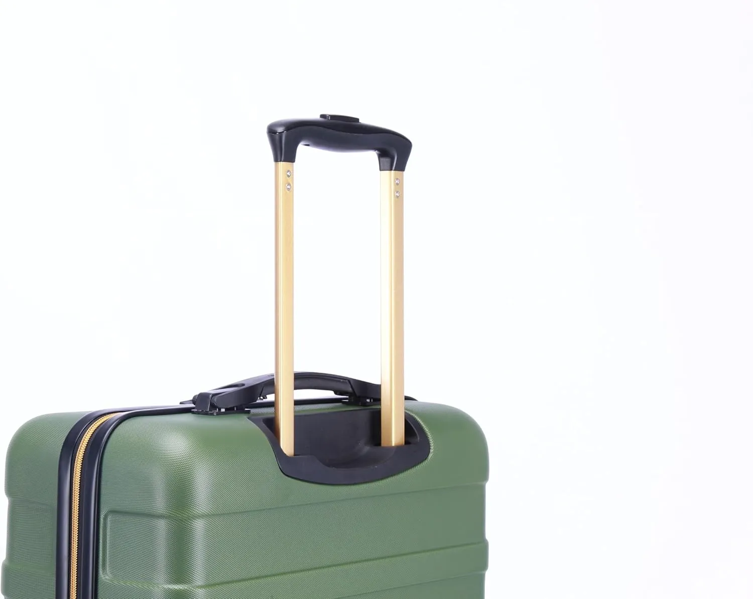 Anode 44L 55x40x20cm (22x16x8inch) Carry On Hand Luggage Suitcase - Lightweight, Hard Shell, 4 Wheels, 3 Digit Combination Lock (Inca Green)