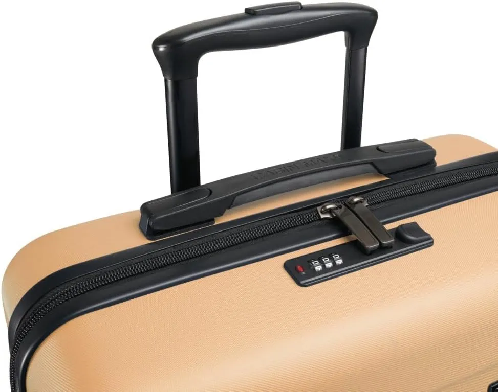 Anode 44L 55x40x20cm (22x16x8inch) Carry On Hand Luggage Suitcase - Lightweight, Hard Shell, 4 Wheels, 3 Digit Combination Lock (Peach Fuzz)