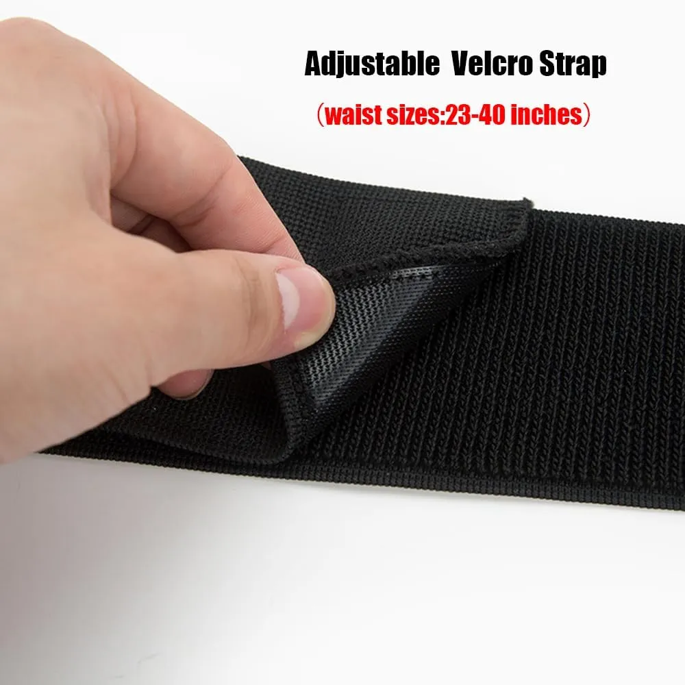 AnsrJ Adjustable Running Belt, Runners Fanny Pack for Women & Men.hidden money belt for travel. Slim Thin Elastic Waistband.Workout Fitness Exercise Gym Phone Holder Belt.