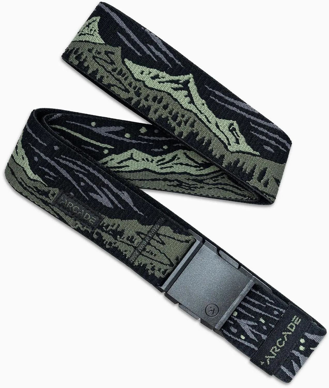 Arcade Belts A2 Unisex Adventure Belt: Heavy Duty Stretch, Metal Free Buckle