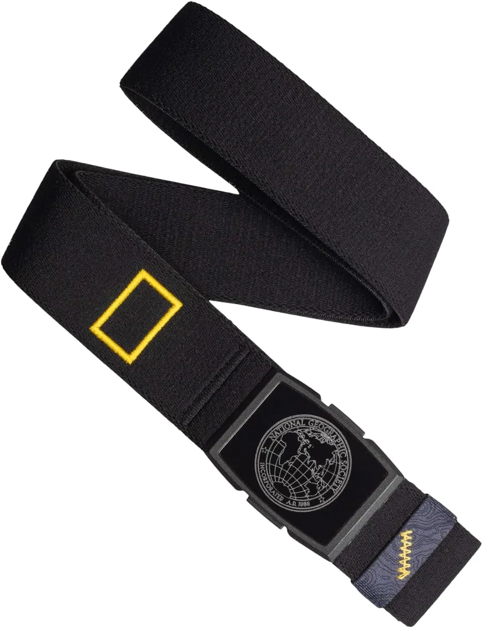 Arcade Experience Unisex Belt, Heavy Duty Elastic Webbing, Non-Metal Travel Friendly Buckle