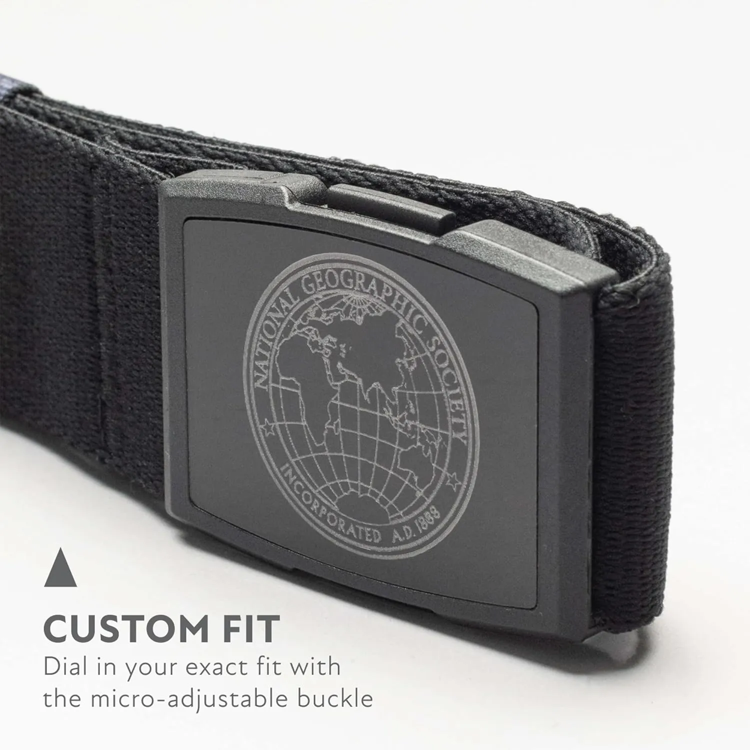 Arcade Experience Unisex Belt, Heavy Duty Elastic Webbing, Non-Metal Travel Friendly Buckle