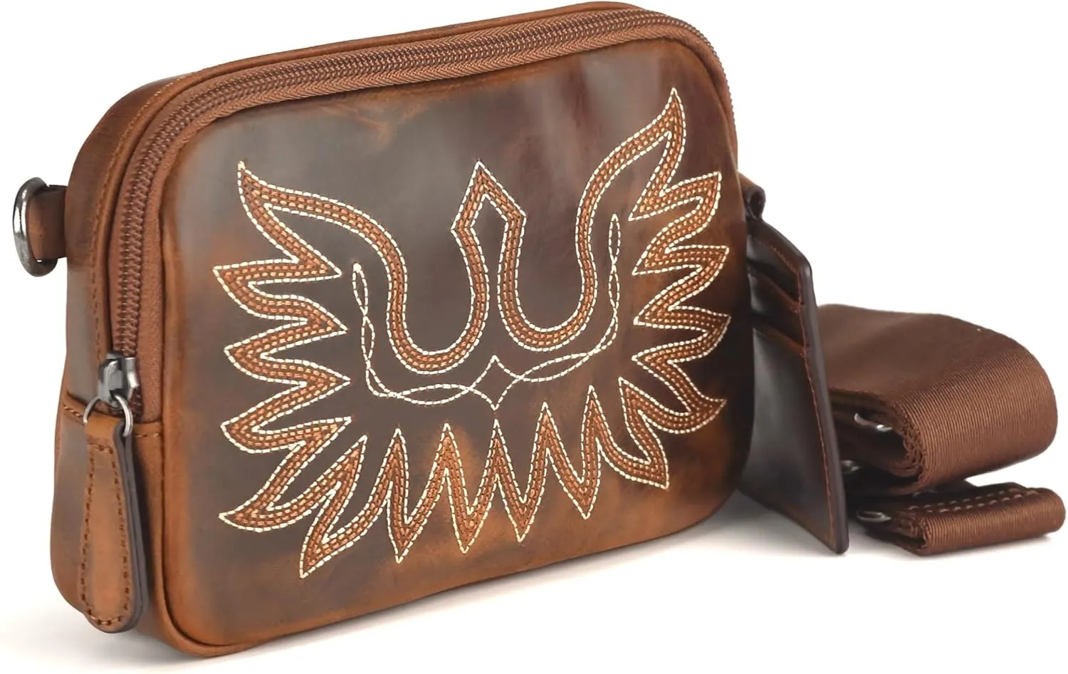 ARIAT Ladies Casanova Collection Belt Bag with Adjustable and Removable Nylon Strap