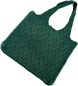 Artistic Bag Hand Bag for Womens Fashion Shoulder Bag Hat Clip for Bag Versatile Handbag Crochet One