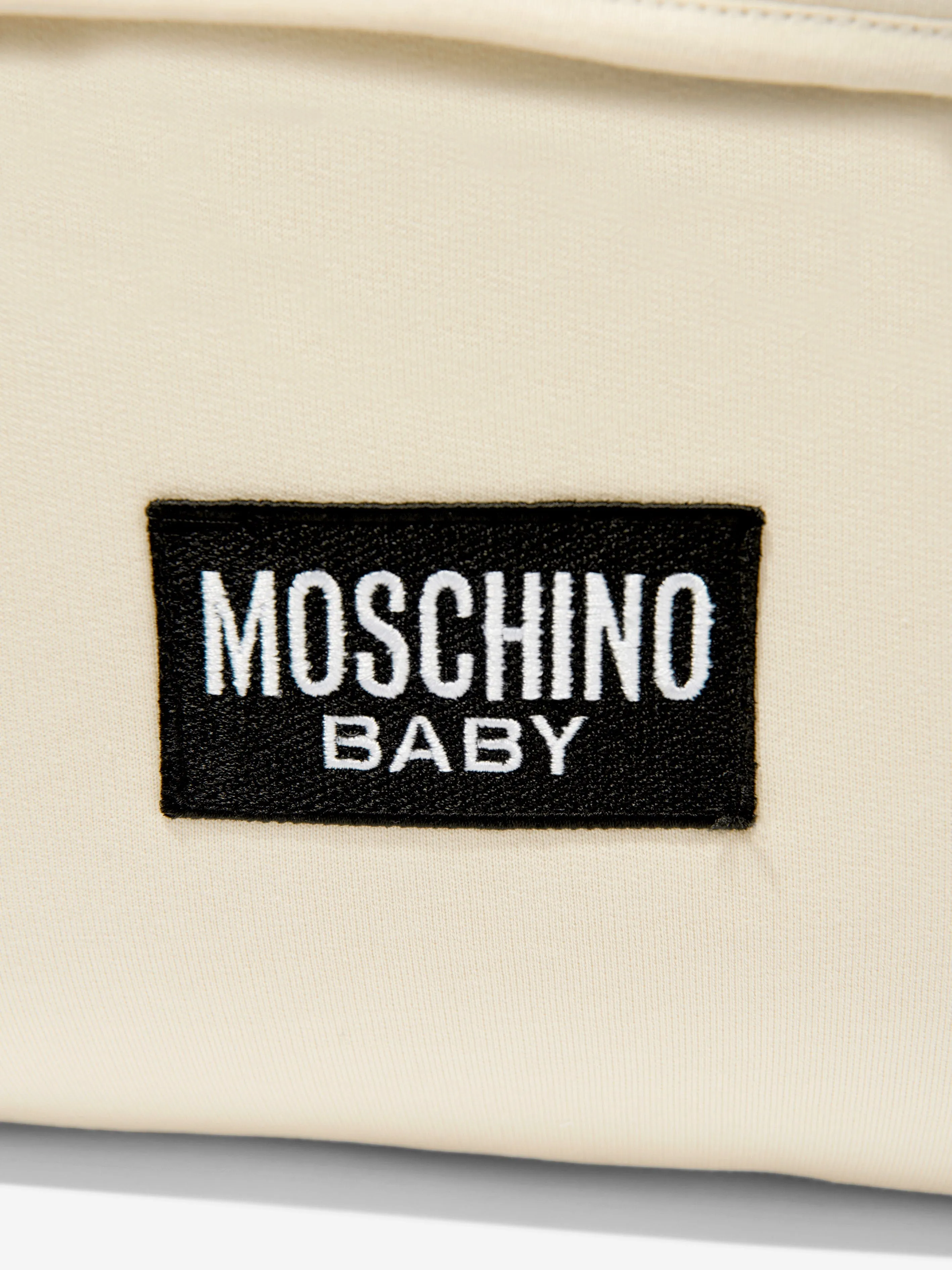 Baby Teddy Bear Logo Changing Bag in Beige (39cm)