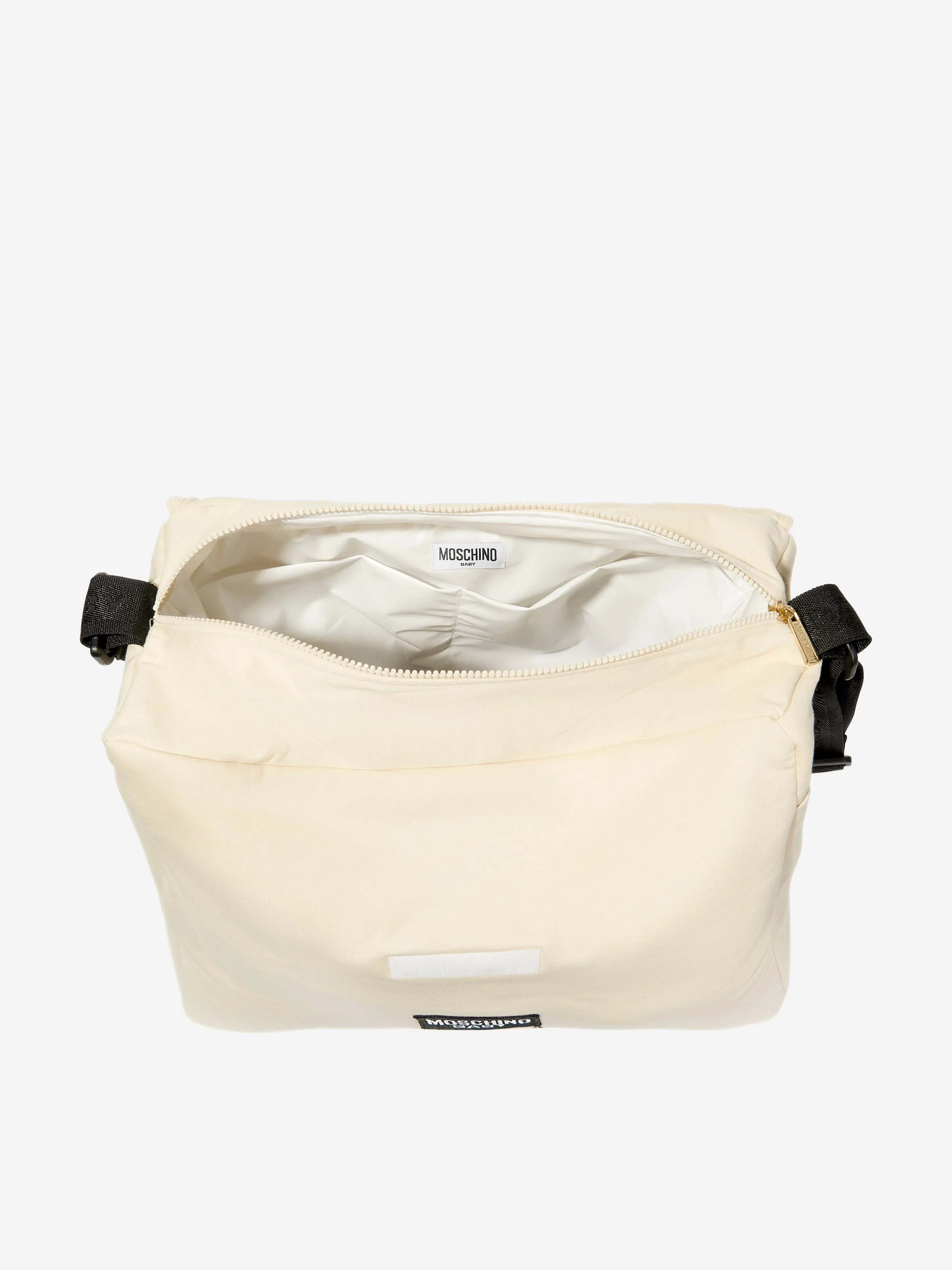 Baby Teddy Bear Logo Changing Bag in Beige (39cm)