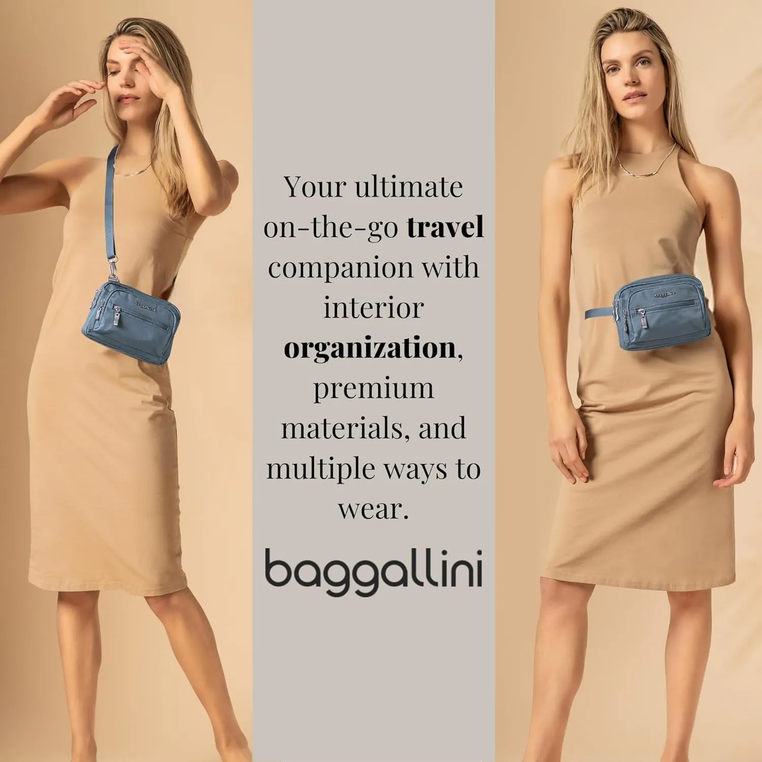 Baggallini Triple Zip Bagg