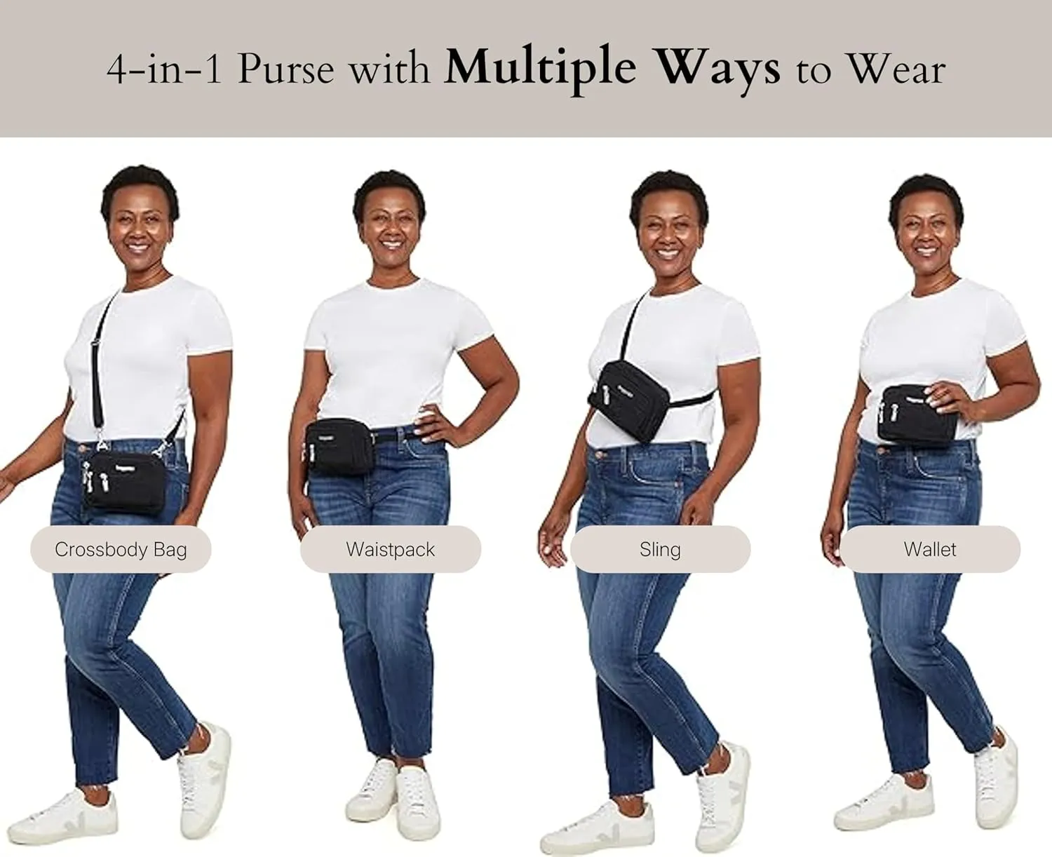 Baggallini Triple Zip Bagg