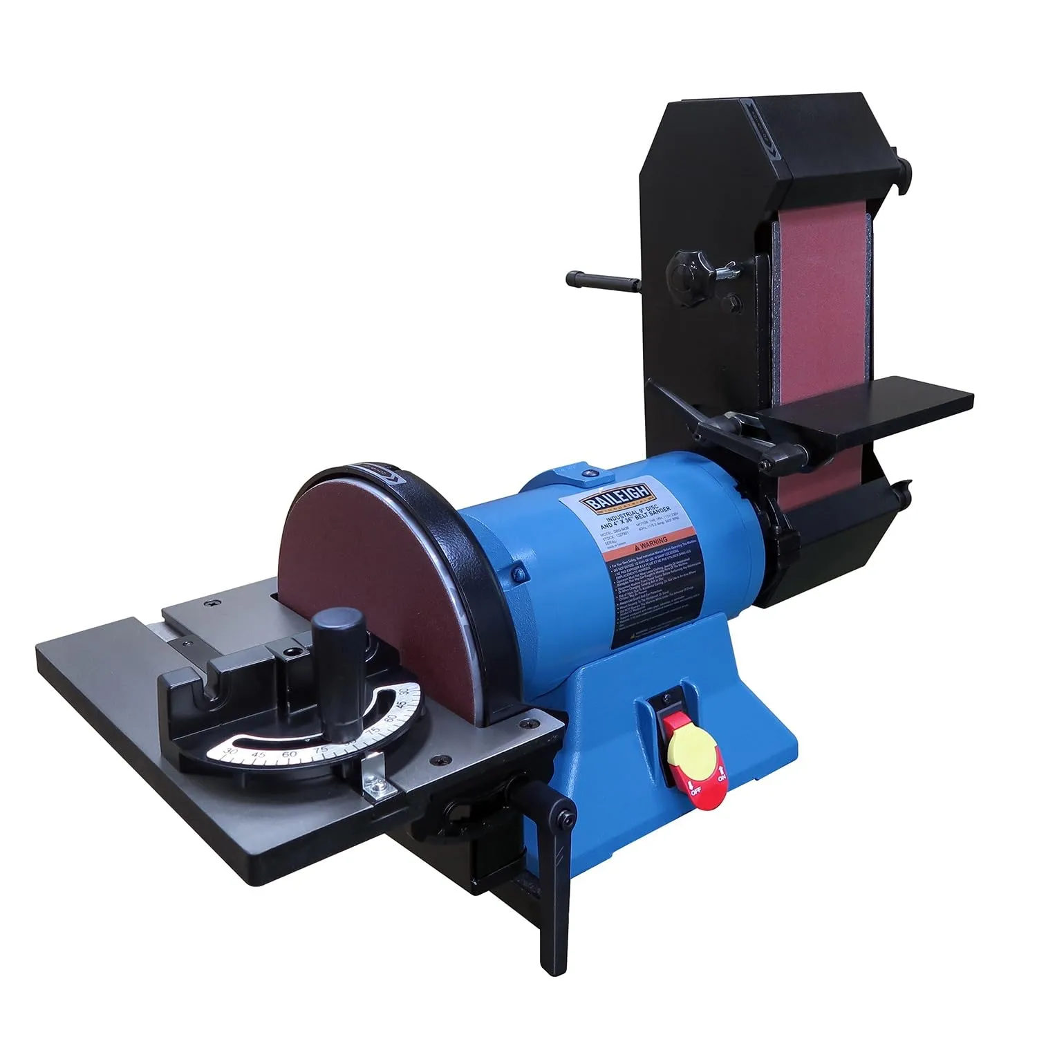 Baileigh 4" x 36" Belt and 9" Disc Grinder, 1 HP, 115/230V (DBG-9436)