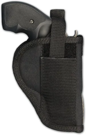 Barsony OWB Belt Holster for 2", Snub-Nose .38 .357 Revolvers