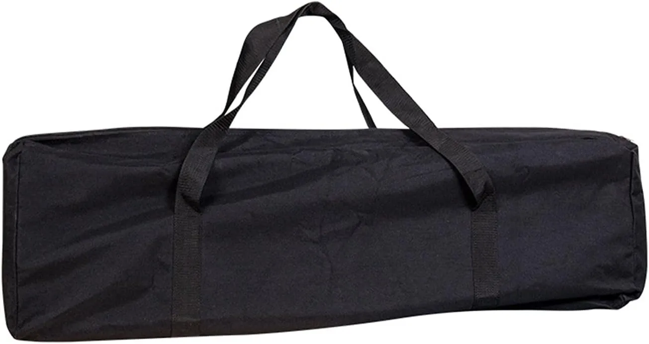 BBQ Tool Storage Bag,Oxford Grill Tool Carry Bag, Waterproof Outdoor Picnic Cooking Tools Bag Carry Bag for Camping Car Trip Outdoor Camping (Black,Size:24.41x 5.12 x 9.45inch)