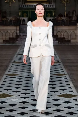 Beaded suit