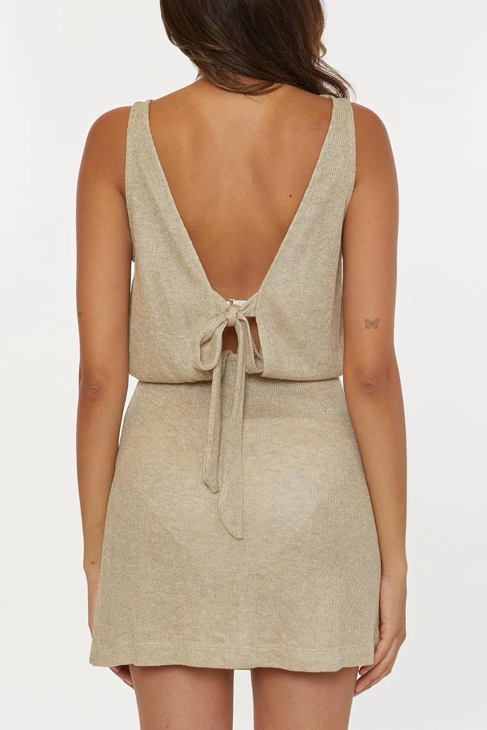 BECCA Gilded Dress, Cowl Neck, Beach Cover Ups for Women