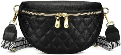 Belt Bag for Women,Fanny Packs for Women,Anti Theft Fanny Pack,leather Belt Bag and Removable Strap
